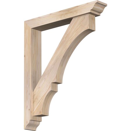 Ekena Millwork Balboa Traditional Smooth Bracket w/ Offset Brace, Douglas Fir, 5 1/2"W x 34"D x 40"H BKT0604X34X40BOA01SDF